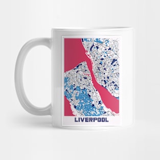 Liverpool - United Kingdom MilkTea City Map Mug